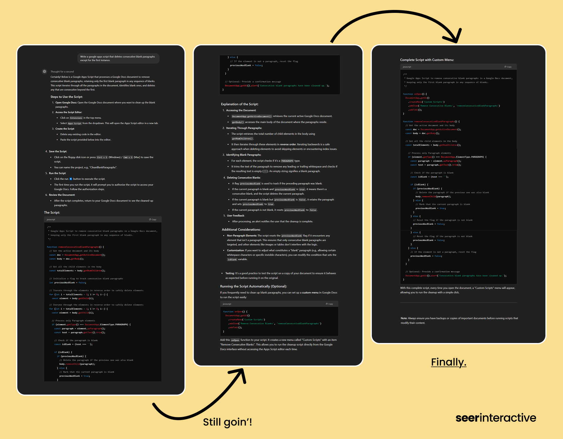 Script long