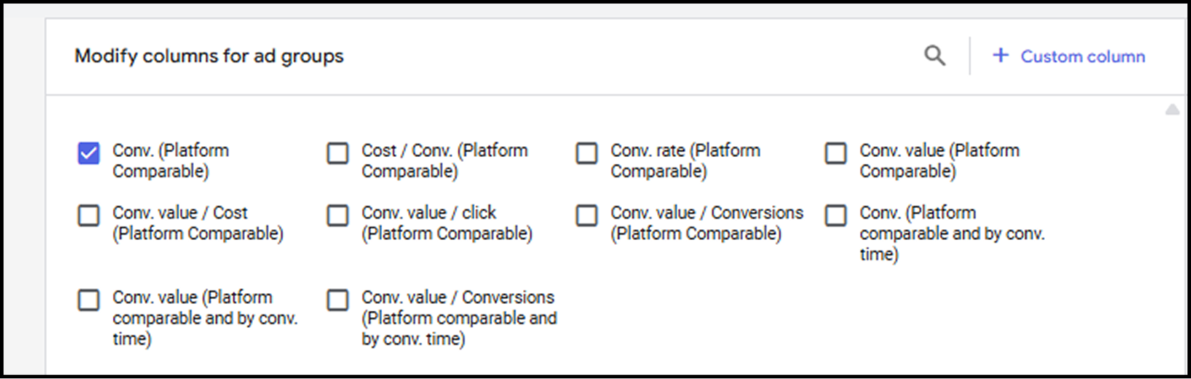 New columns for demand gen