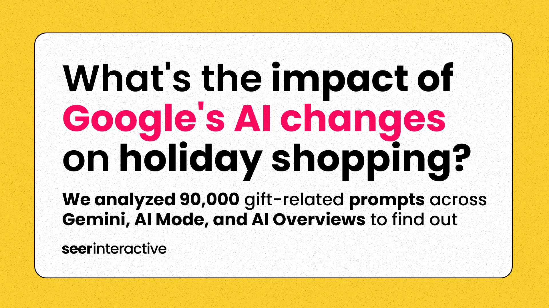 What's The Impact of Google's AI Changes on Holiday Shopping?