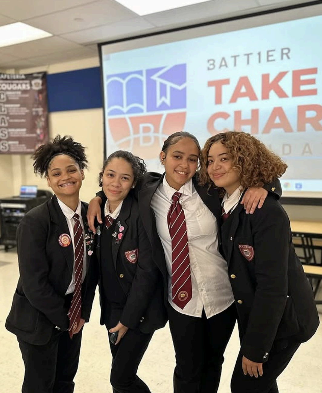 Allison Worms volunteering with Battier Take Charge
