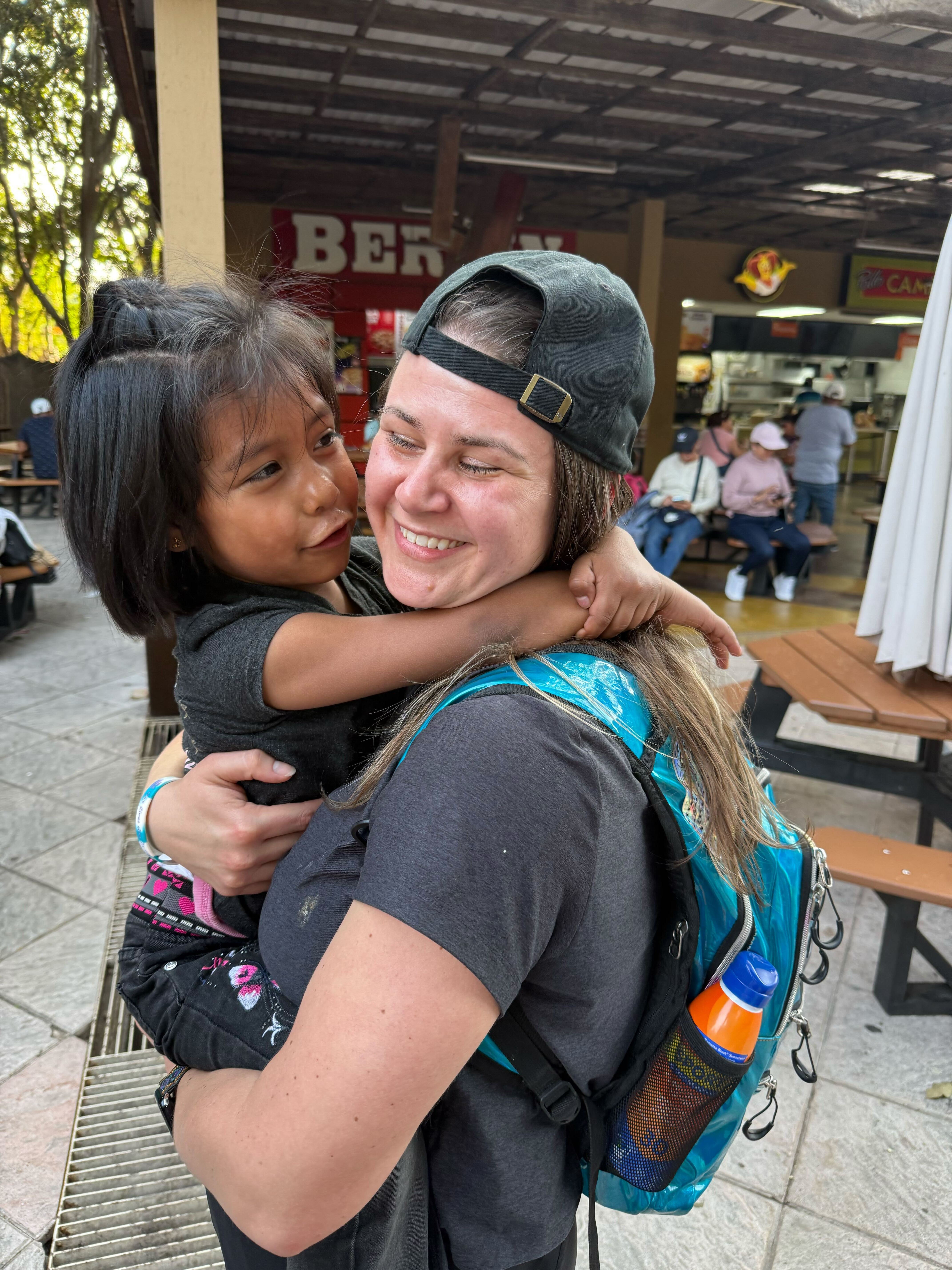 Cori Shirk volunteering with Tree 4 Hope in Guatemala